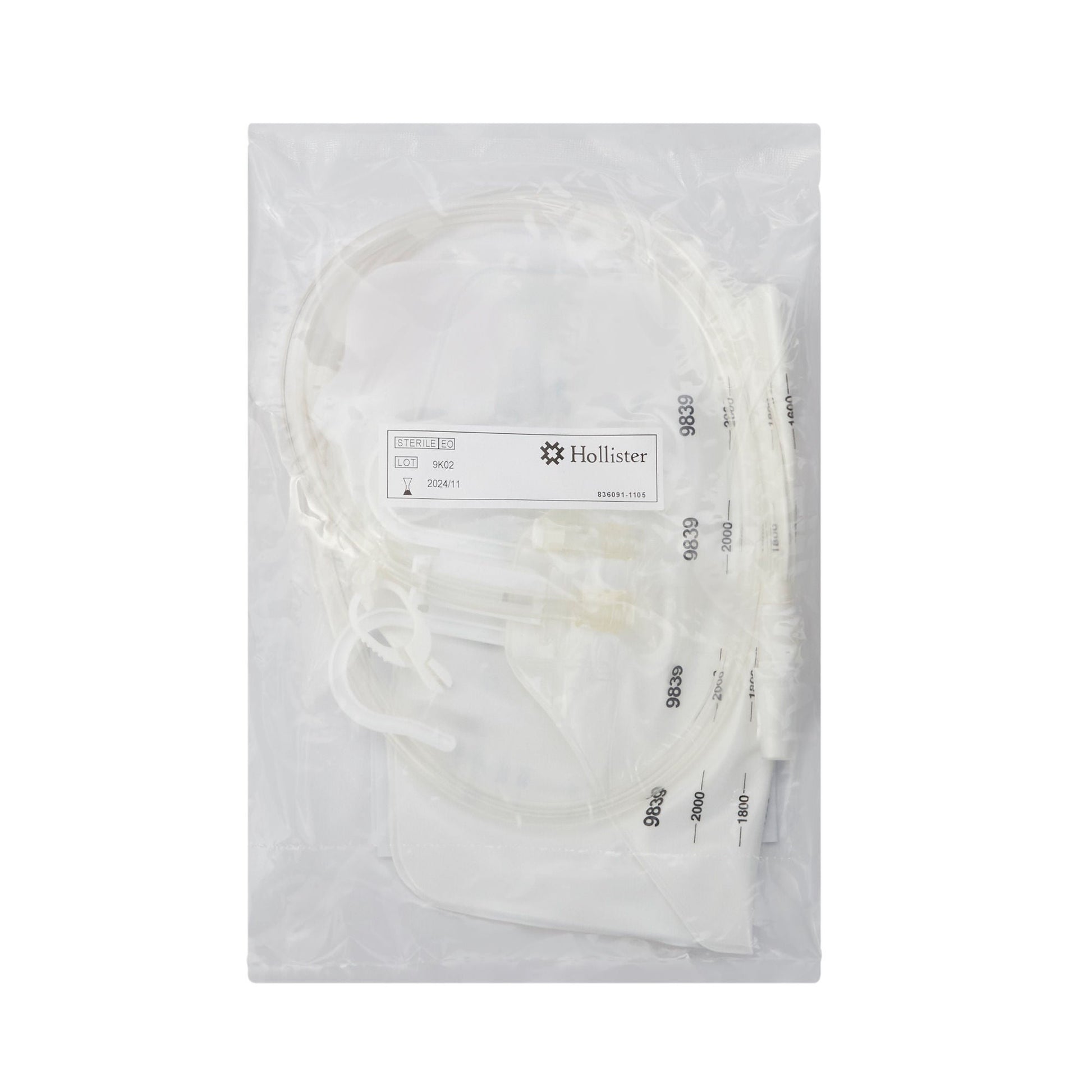 Hollister Urinary Drain Bag, Anti-Reflux, Vinyl