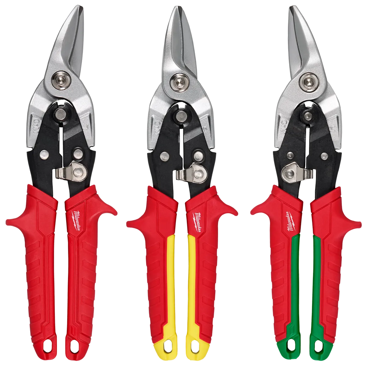Milwaukee 3PC Aviation Snip Set 48-22-4563 | 1.5 in Blade Length, 3-Piece