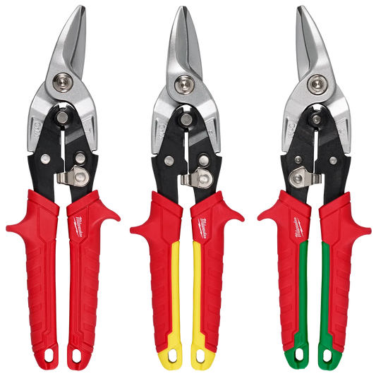 Milwaukee 3PC Aviation Snip Set 48-22-4563 | 1.5 in Blade Length, 3-Piece