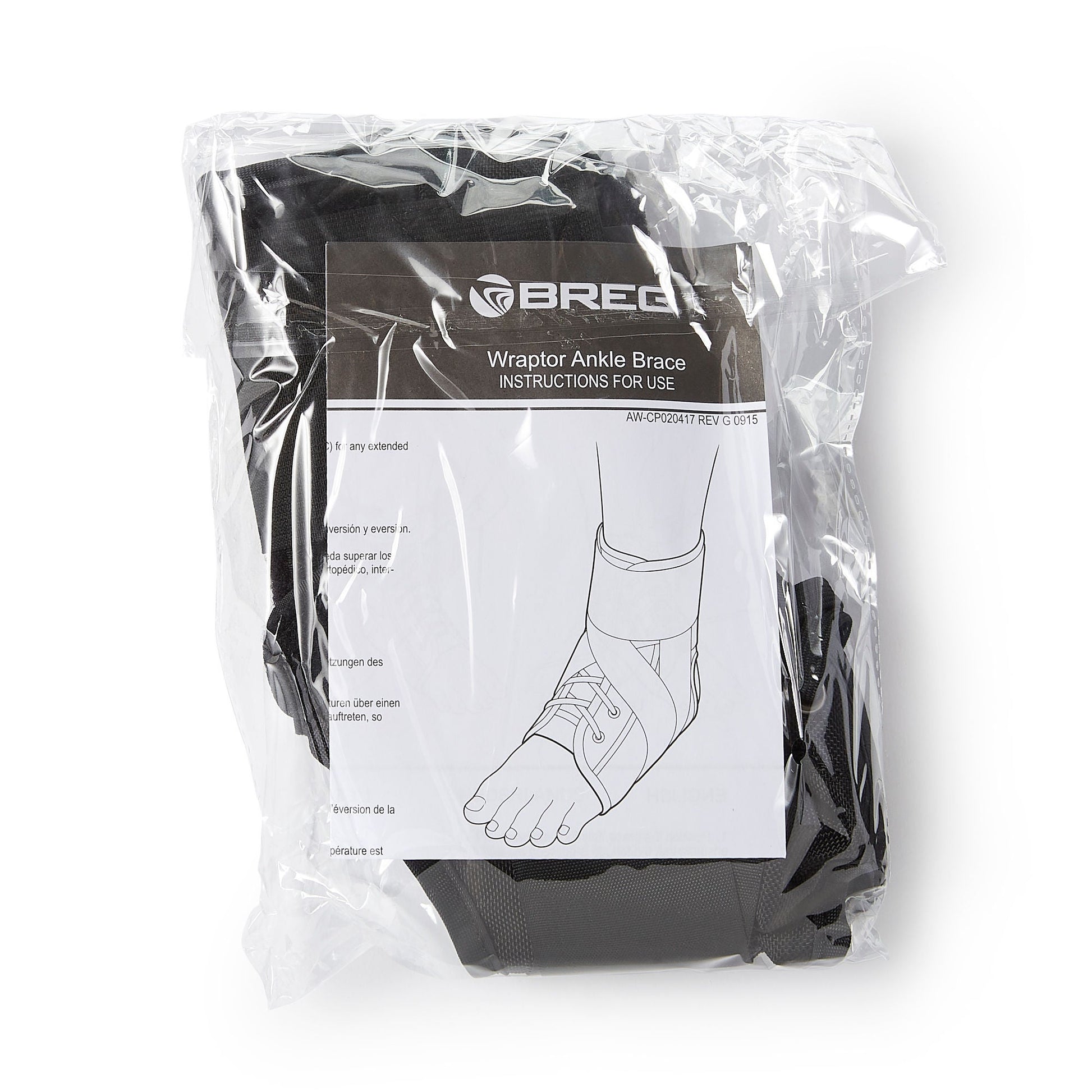 Breg® Wraptor Lace-Up Ankle Brace