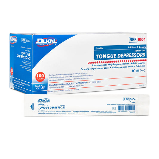 Dukal™ Individually Wrapped Tongue Depressors – Pack