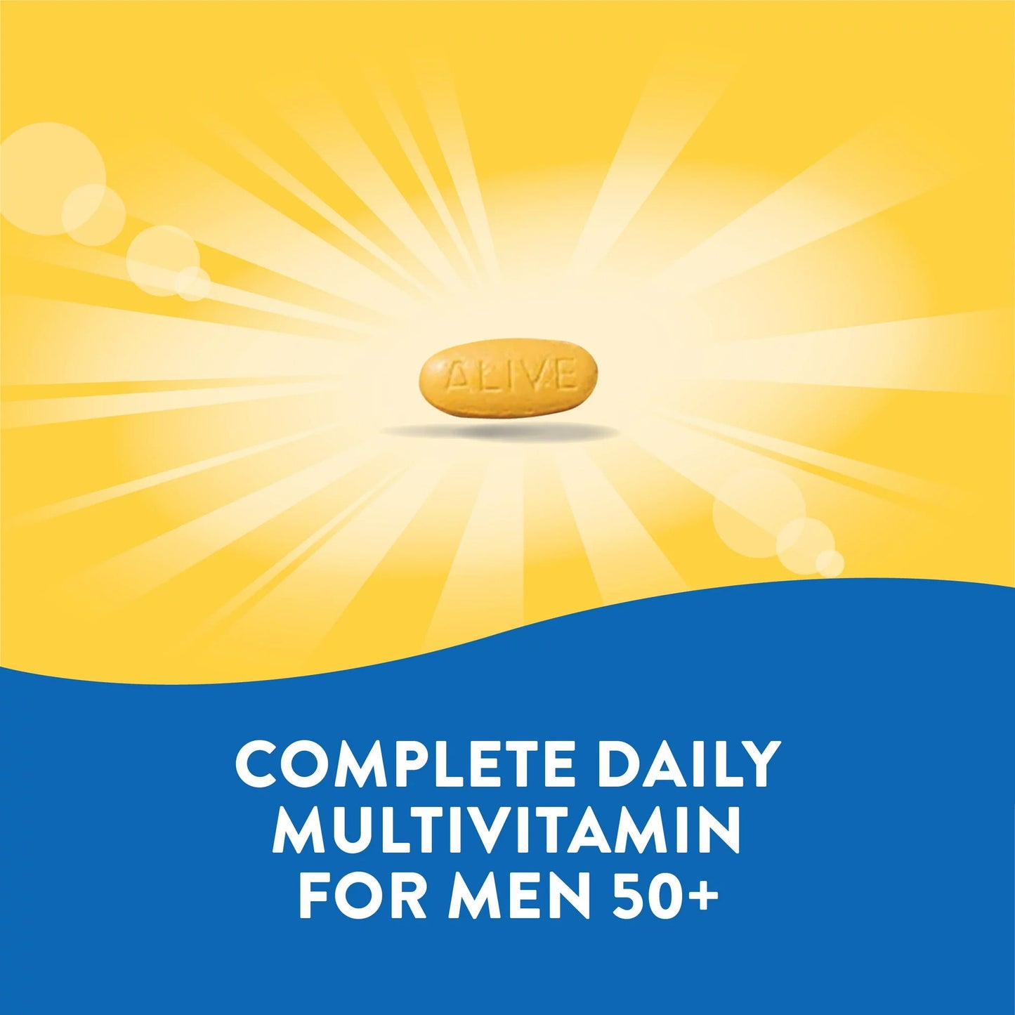 Nature's Way Alive!® Men's 50+ Multi-Vitamin Multi-Mineral Tablets