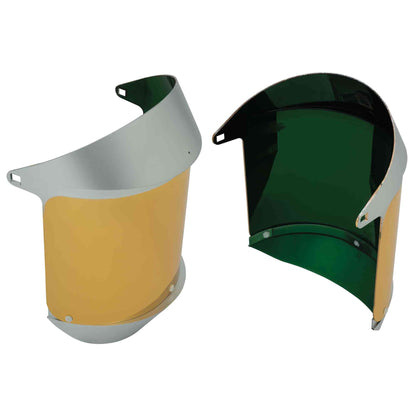 Oberon Replacement Dark Green Gold Heat Reflective Face Shields