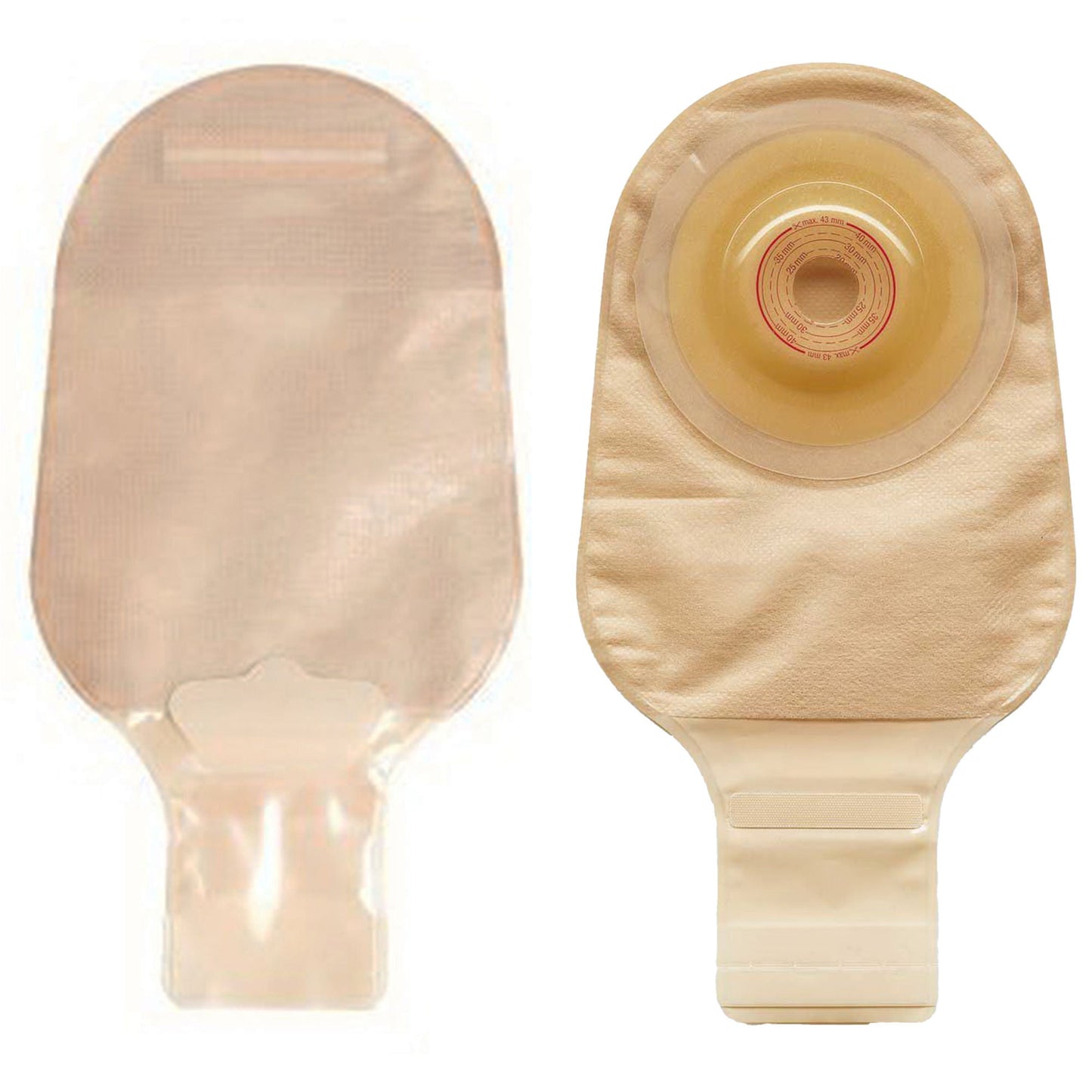 Esteem® + Flex Opaque Ostomy Pouch, Stoma