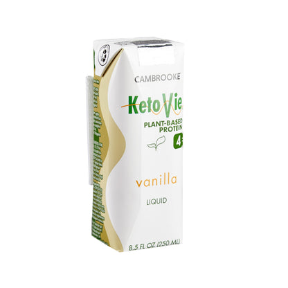 KetoVie 4:1 Plant-Based Protein Oral Supplement Vanilla Flavor Liquid Carton