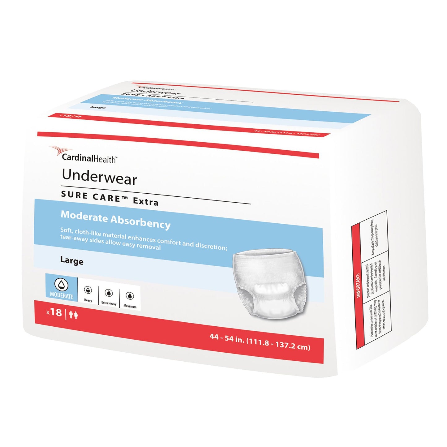 Sure Care™ Extra Moderate Absorbency Incontinence Underwear