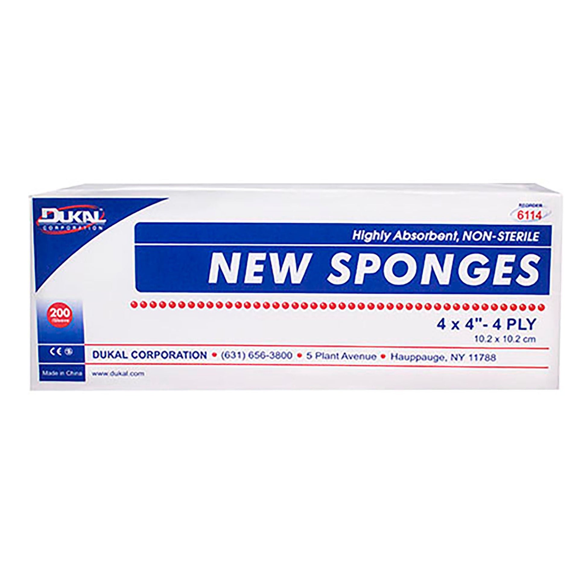Dukal™ Nonwoven Sponge, 4-Ply