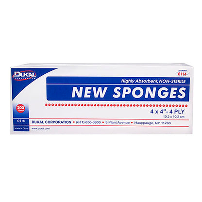 Dukal™ Nonwoven Sponge, 4-Ply