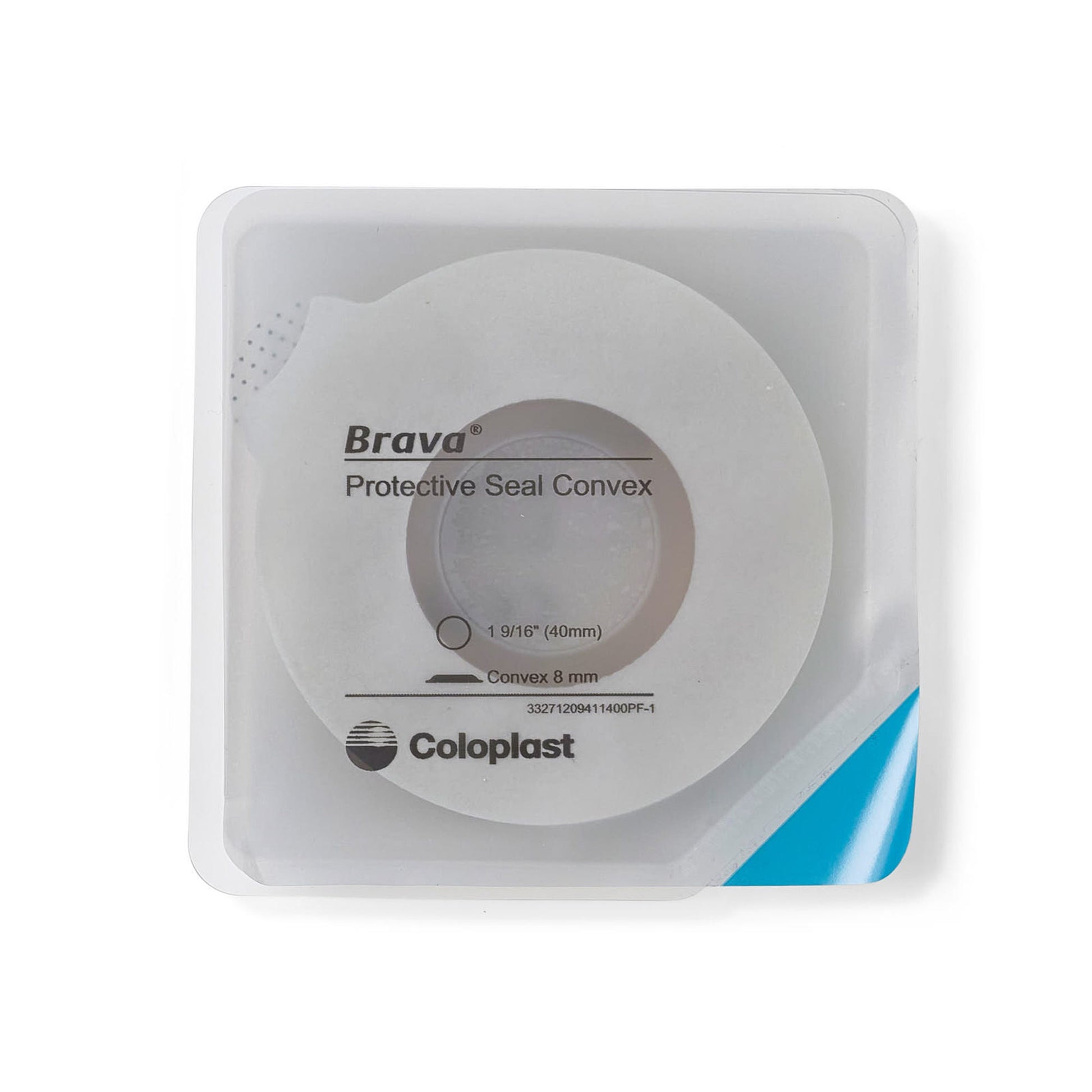 Brava Ostomy Seal Convex, Starter Hole (40mm) For Use with Ostomy Pouch