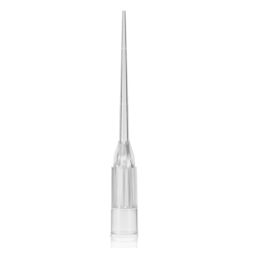 20 µL Filter Pipette Tips, Graduated PosiStop Barrier — Bulk & Sterile, 1000/Bag | Globe Scientific