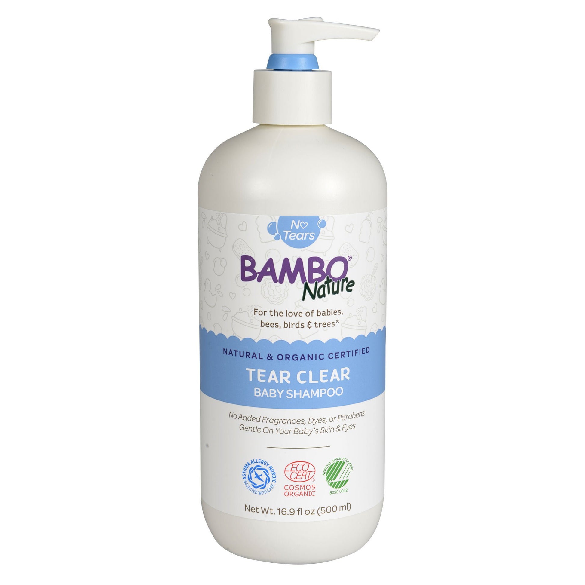 Bambo Tear Clear Baby Shampoo, pump bottle
