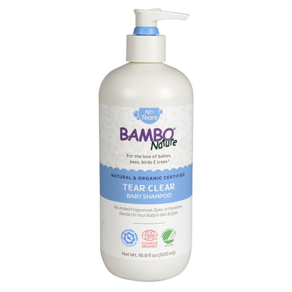Bambo Tear Clear Baby Shampoo, pump bottle