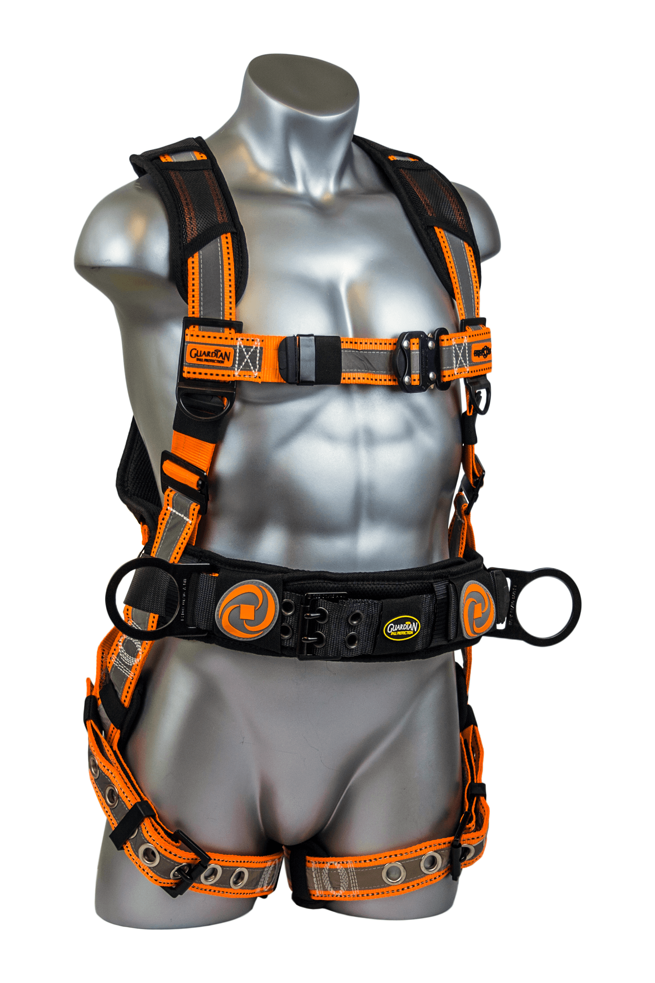 Guardian Fall Protection Reflective Cyclone Construction Harness 21060