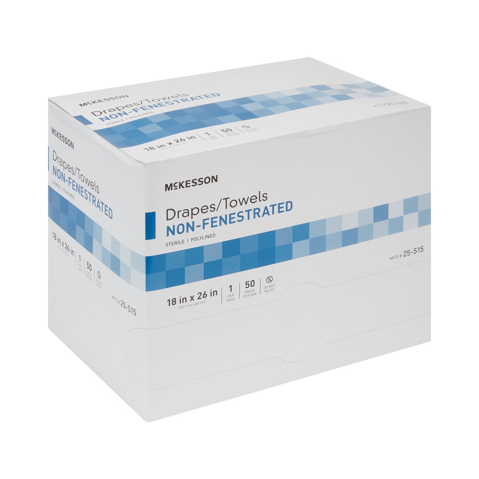 McKesson Sterile Poly Lined Towel Drape