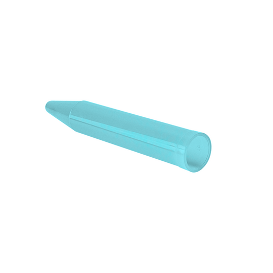 Caplugs® Evergreen 2142023B10E1 4.5mL Conical Bottom Test Tube 12 x 75 mm Blue Polystyrene (PS) 250/Bag MADE IN USA