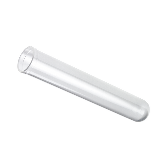 Caplugs Evergreen 222-2070-010 16 mL Round Bottom Test Tube 17 × 100 mm Open Top Sterile PS Natural MADE IN USA