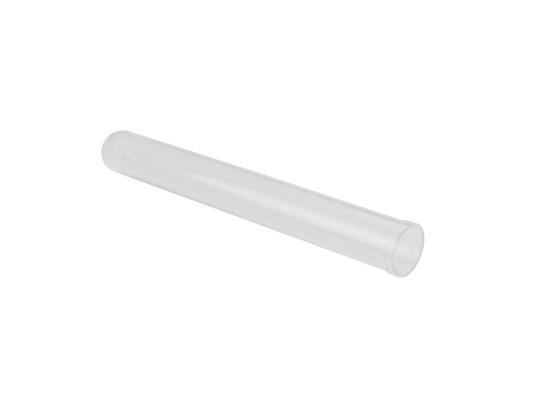 Caplugs Evergreen 214-2346-08N 19 mL Round Bottom Test Tube 16 × 125 mm, PPC Natural, 125/Bag, MADE IN USA