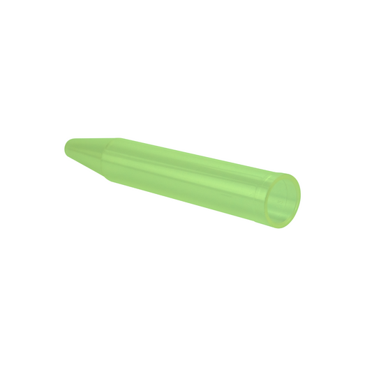 Caplugs® Evergreen 2142355G30E1 4.5mL Conical Bottom Test Tubes Green 12 x 75 mm Polypropylene (PP) 250/Bag MADE IN USA