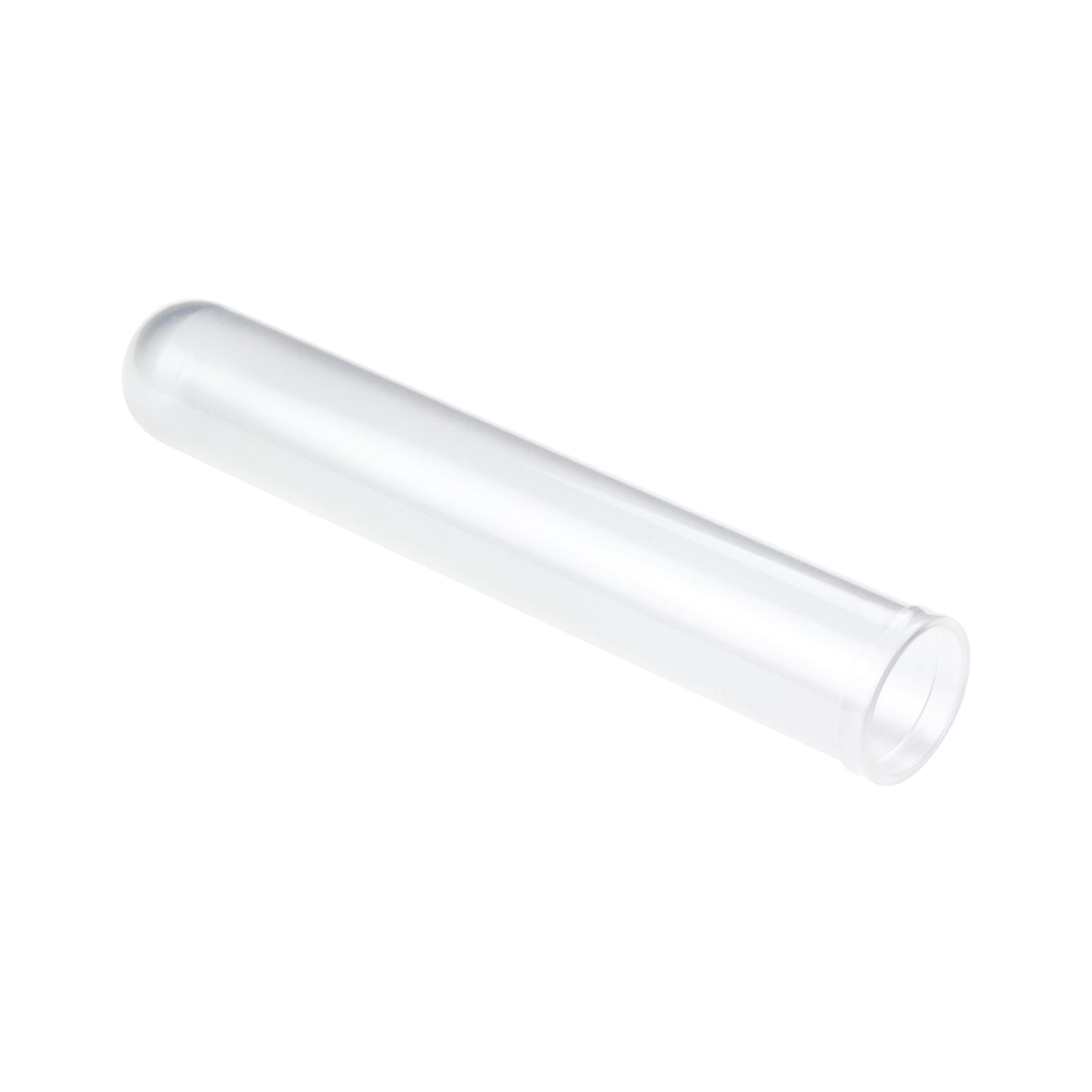 Caplugs Evergreen 222-2380-080 16 mL Round Bottom Test Tube 17 × 100 mm Open Top Sterile PPC Natural MADE IN USA