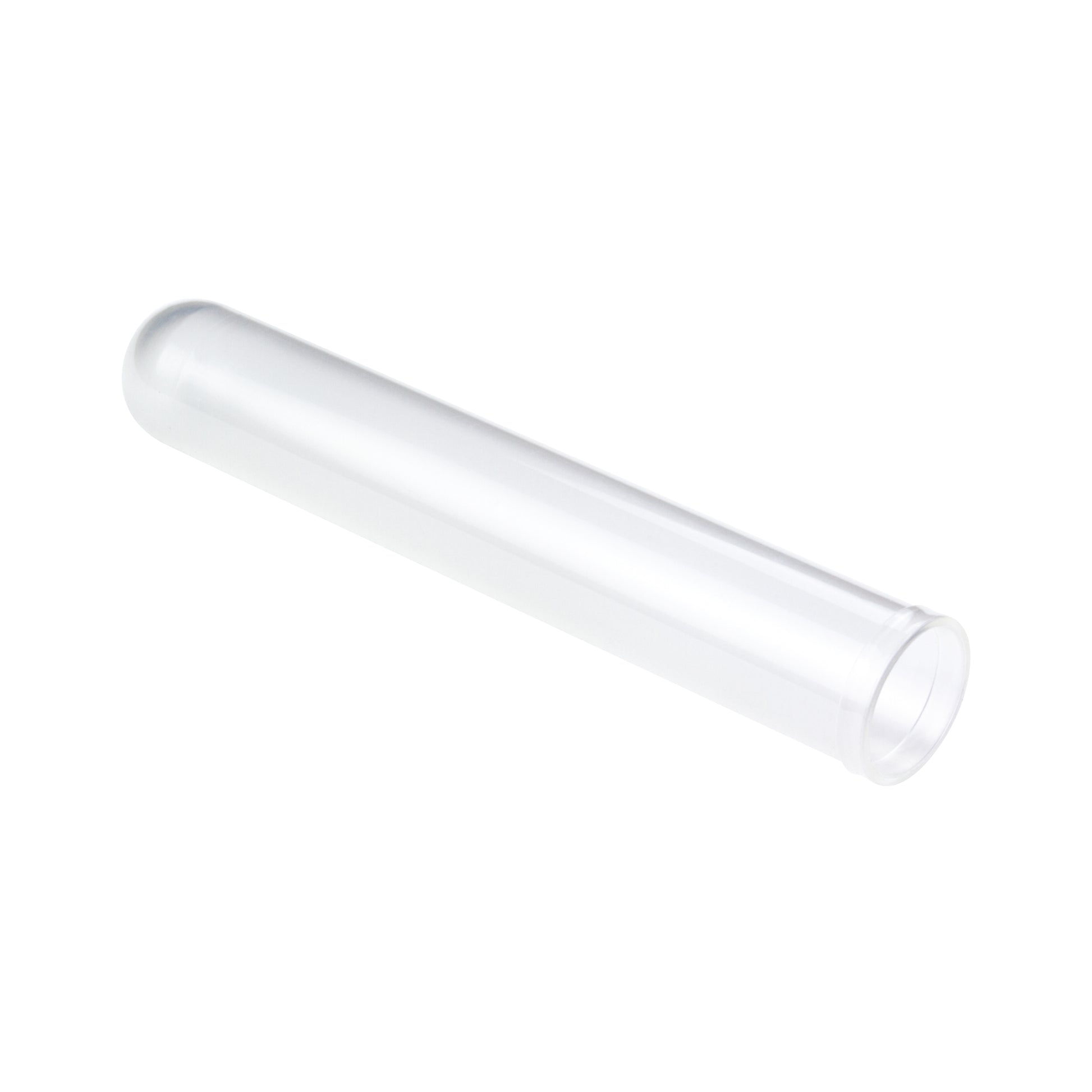 Caplugs Evergreen 222-2380-080 16 mL Round Bottom Test Tube 17 × 100 mm Open Top Sterile PPC Natural MADE IN USA
