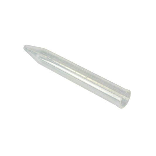 Caplugs Evergreen 214-2427-08K 15 mL Unthreaded Conical Centrifuge Tube, PPC Natural, 1000/Bag, MADE IN USA