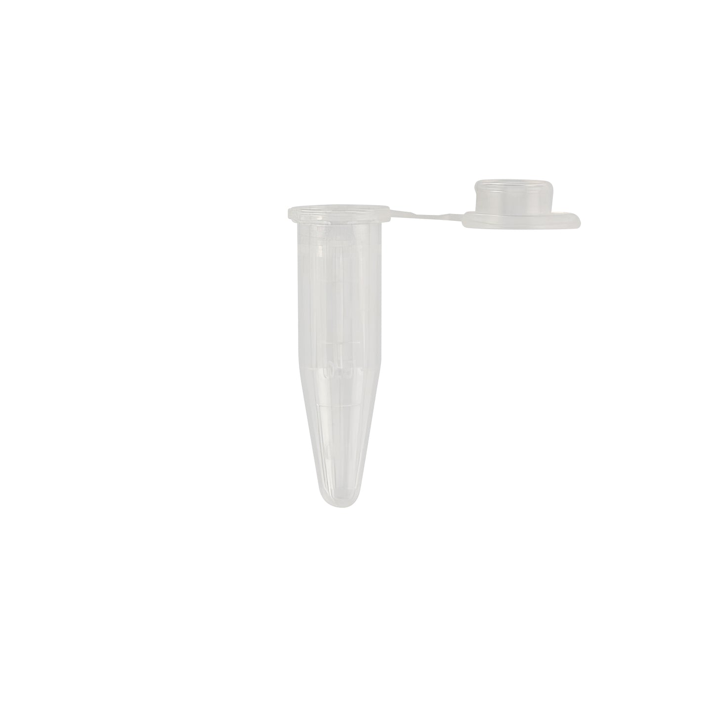 Caplugs Evergreen 214-3410-080 1.5 mL Graduated Conical Microcentrifuge Tube with Tethered Cap, PPC Natural, 1000/Bag, MADE IN USA