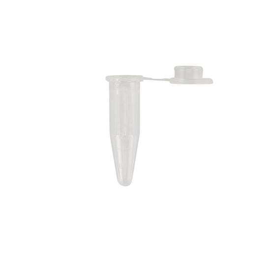 Caplugs Evergreen 214-3410-080 1.5 mL Graduated Conical Microcentrifuge Tube with Tethered Cap, PPC Natural, 1000/Bag, MADE IN USA