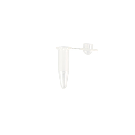 Caplugs Evergreen 214-3420-080 0.5 mL Graduated Thin-Wall Conical Microcentrifuge Tube Tethered Cap, PPC Natural, 1000/Bag, MADE IN USA
