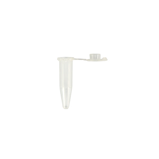 Caplugs® Evergreen 2143425080E1 0.5mL Conical Microcentrifuge Tube Tethered Cap Natural Polypropylene Copolymer (PPC) 1000/Bag MADE IN USA