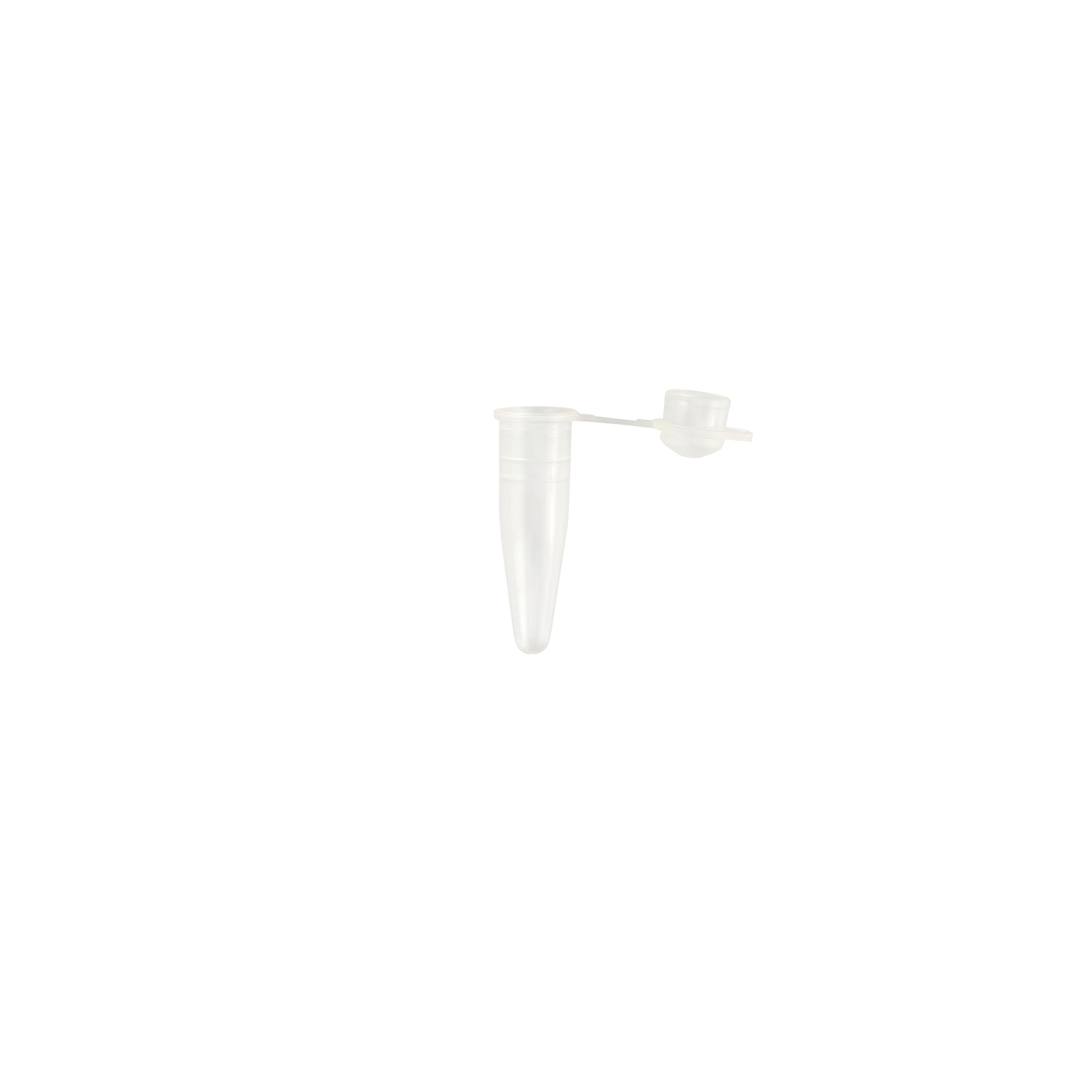Caplugs Evergreen 214-3468-080 0.2 mL PCR Tube with Hinged Cap Thin-Wall PPC Natural, 1000/Bag, MADE IN USA