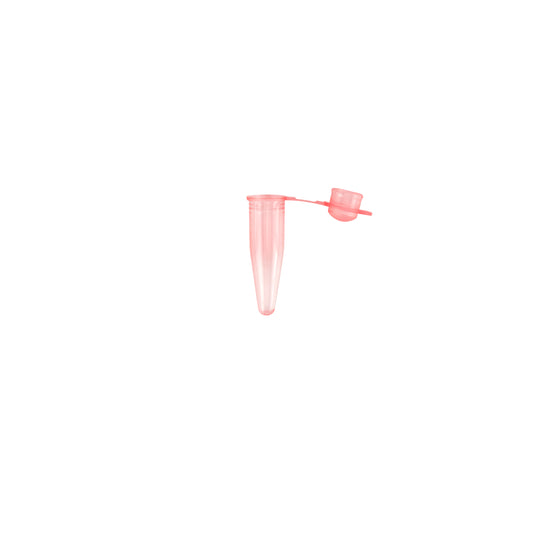 Caplugs® Evergreen 2143468R80E1 0.2mL PCR Tubes Hinged Cap Thin-Wall Red Polypropylene Copolymer (PPC) 1000/Bag MADE IN USA