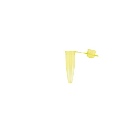 Caplugs® Evergreen 2143468Y80E1 0.2mL PCR Tubes Hinged Cap Thin-Wall Yellow Polypropylene Copolymer (PPC) 1000/Bag MADE IN USA