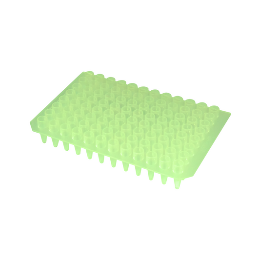 Caplugs® Evergreen 2143496G80E1 0.2mL PCR 96-Well Reaction Plate Green Polypropylene Copolymer (PPC) 10/Box MADE IN USA