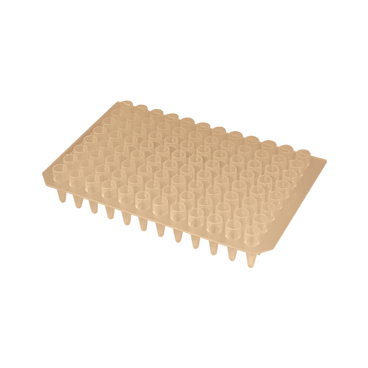 Caplugs® Evergreen 2143496N80E1 0.2mL PCR 96-Well Reaction Plate Amber Polypropylene Copolymer (PPC) 10/Box MADE IN USA