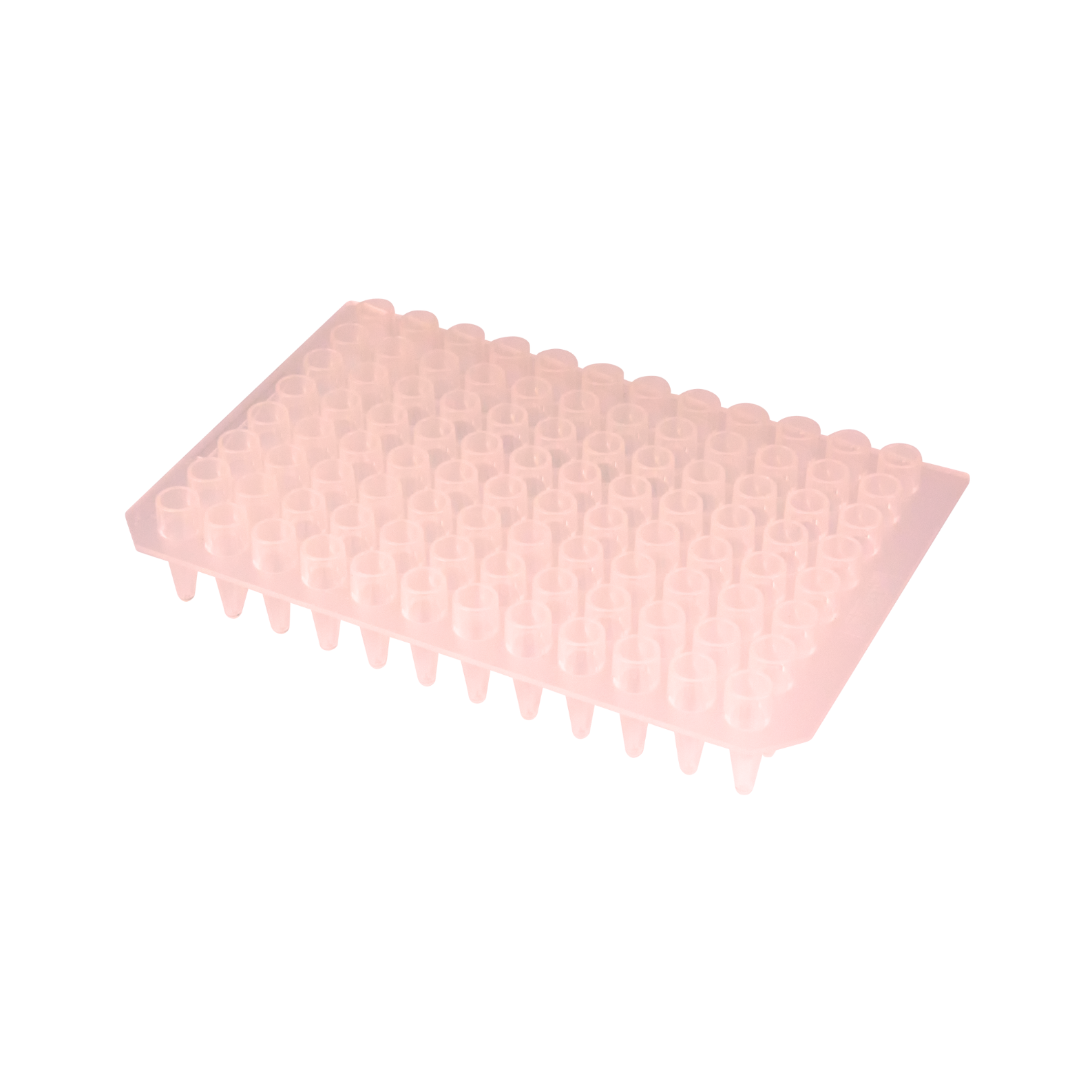 Caplugs® Evergreen 2143496R80E1 0.2mL PCR 96-Well Reaction Plate Red Polypropylene Copolymer (PPC) 10/Box MADE IN USA