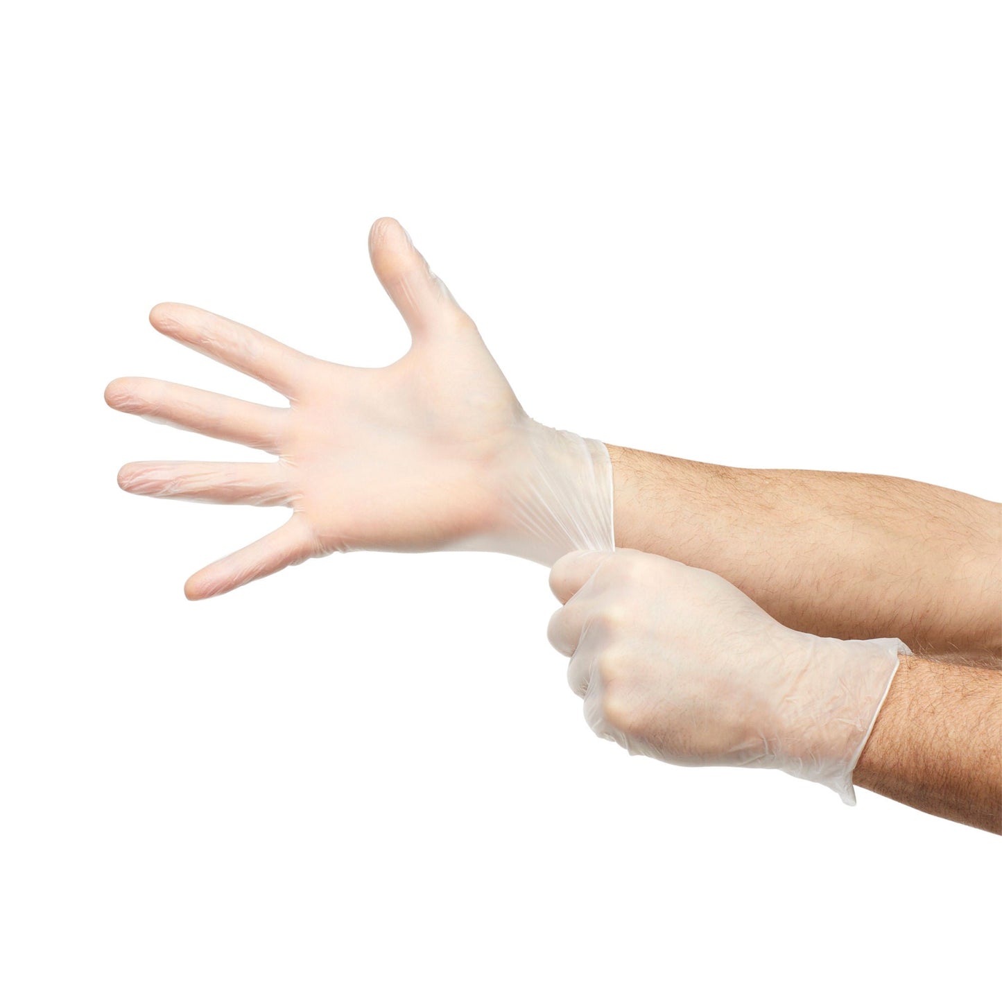 McKesson Confiderm® Vinyl Exam Gloves, Clear - view 6