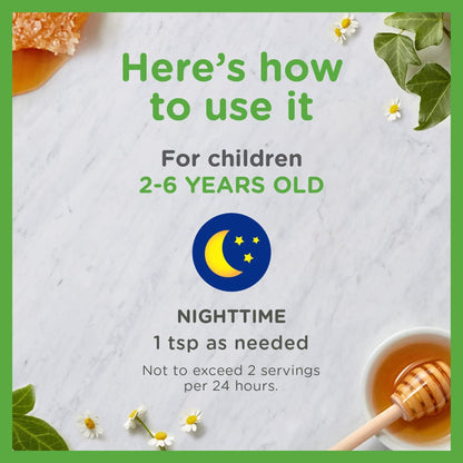 Zarbee's Children's Nighttime Cough Syrup + Mucus, Mixed Berry Flavor