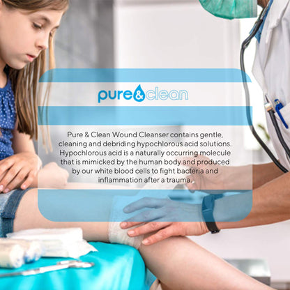 Pure & Clean Wound Cleanser, 8-ounce Pump Bottle