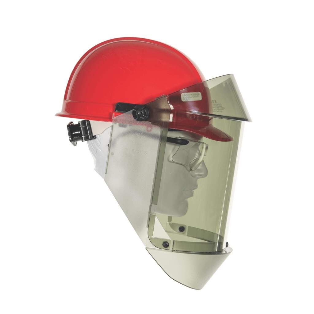Oberon TCG Arc Flash Face Shields and Hard Cap