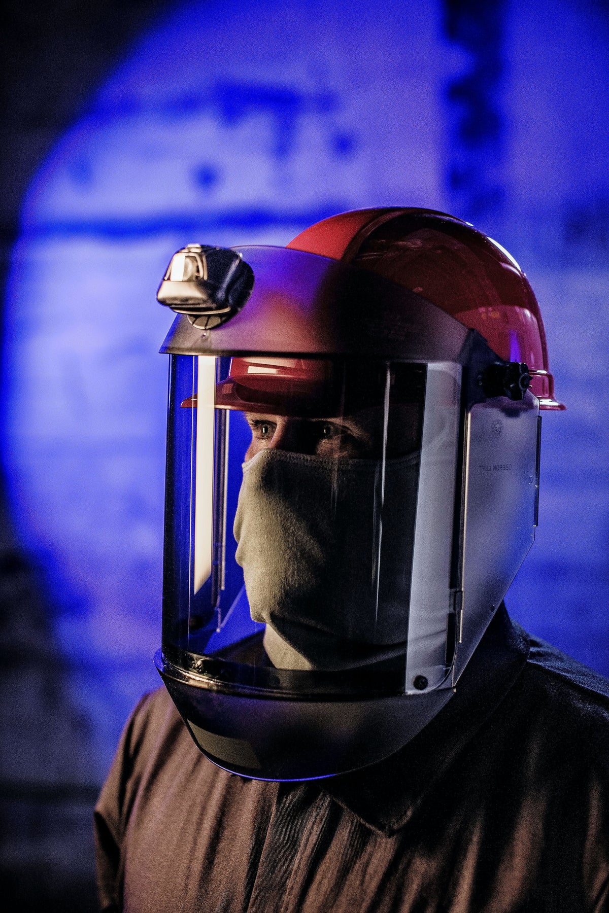 Oberon TCG Arc Flash Face Shields and Hard Cap