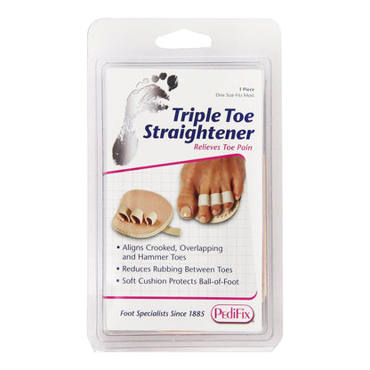 PediFix Triple Toe Straightener Pull-On Left Foot
