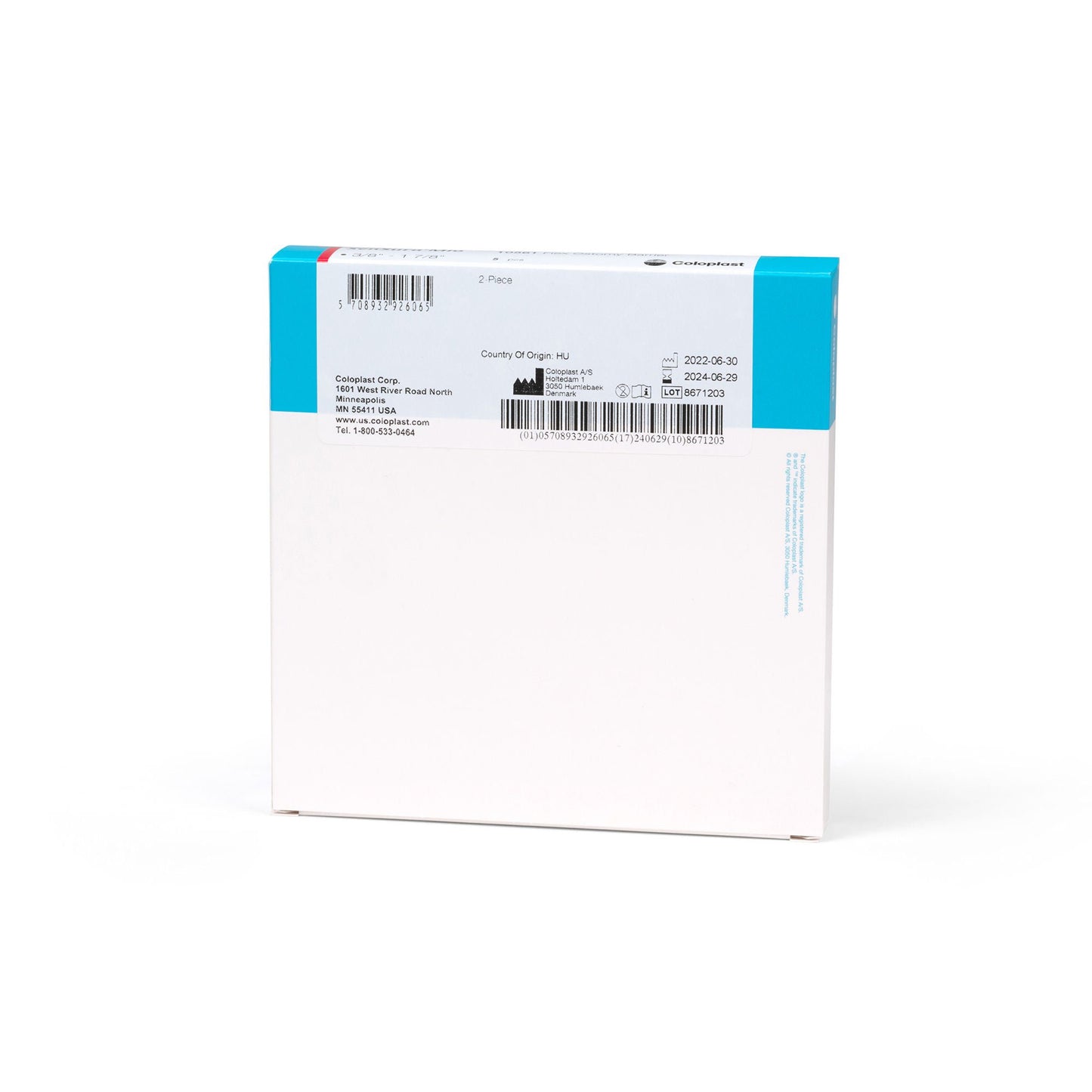 SenSura® Mio Flex Flat Ostomy Barrier, Trim to Fit , Red Match