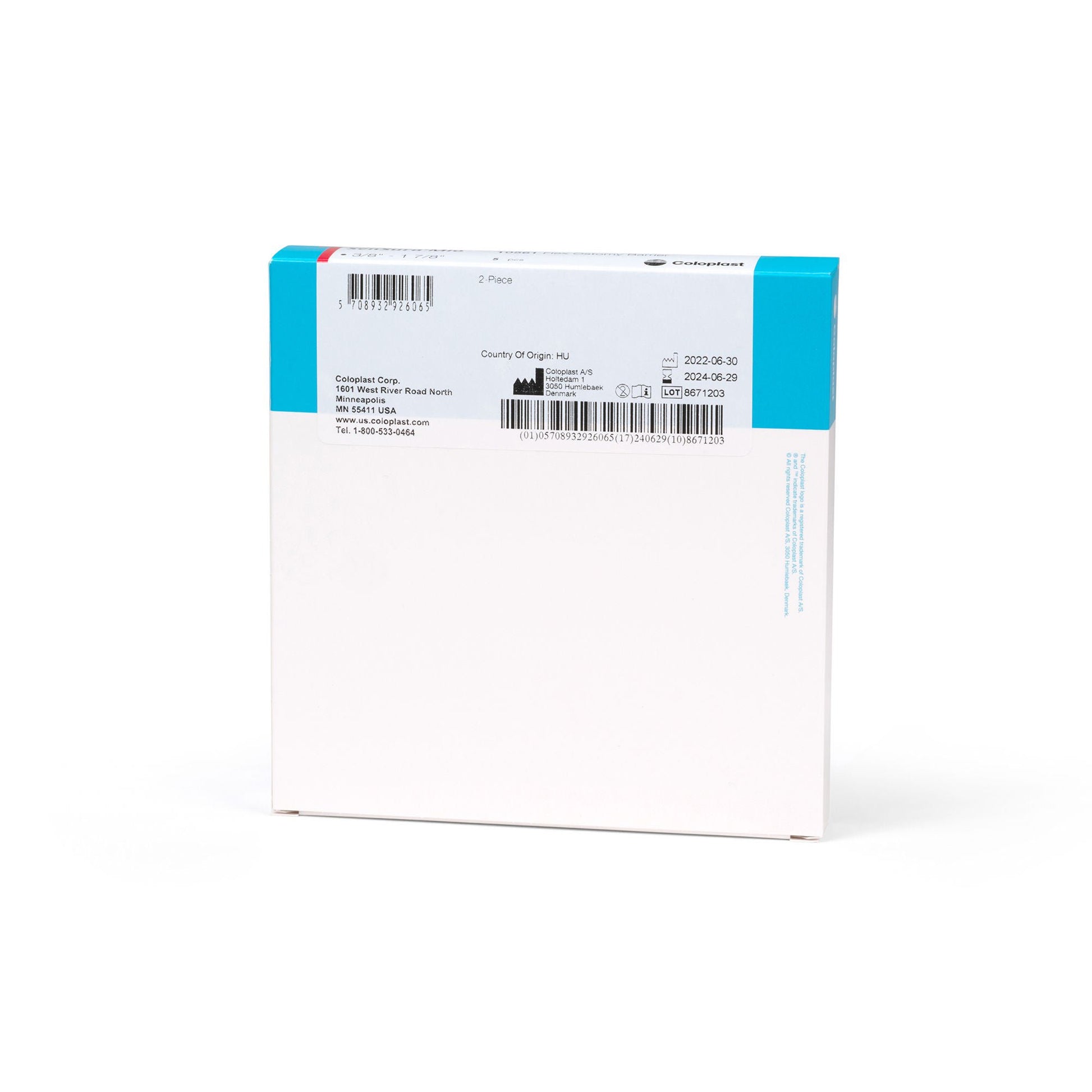 SenSura® Mio Flex Flat Ostomy Barrier, Trim to Fit , Red Match