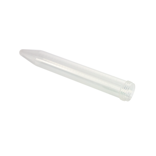 Caplugs® Evergreen 220246908KE1 15mL Threaded Conical Centrifuge Tube Natural Polypropylene Copolymer (PPC) 1000/Bag MADE IN USA