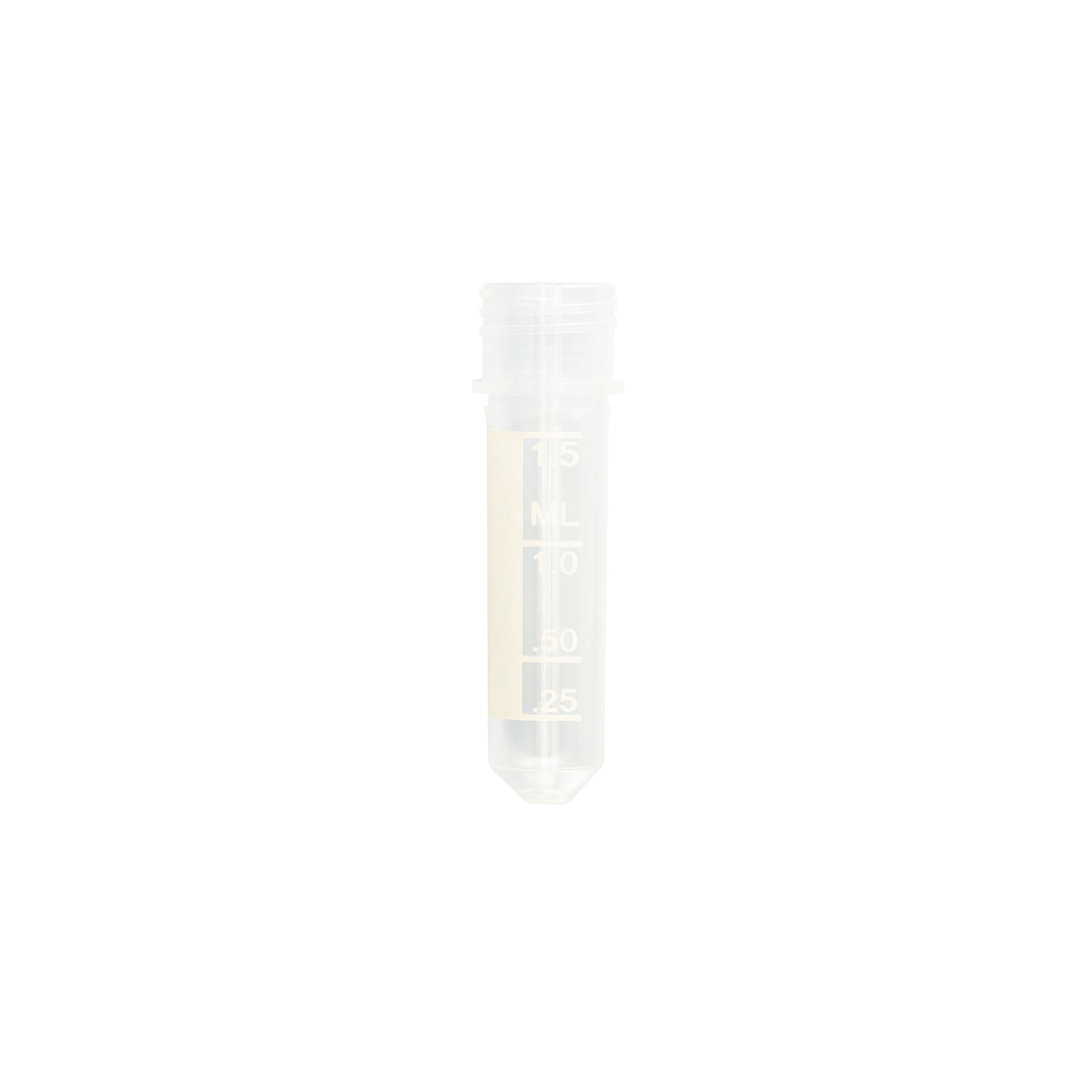 Caplugs® Evergreen 2203952PR080E1 2.0mL MST™ Cryogenic Conical Tube Natural PPC 1000/Bag MADE IN USA