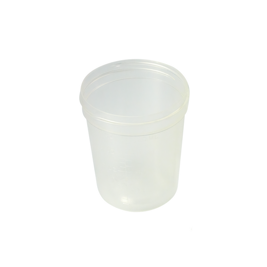 Caplugs Evergreen 220-5614-03K 120 mL Threaded Specimen Container PP Natural 25/Bag MADE IN USA