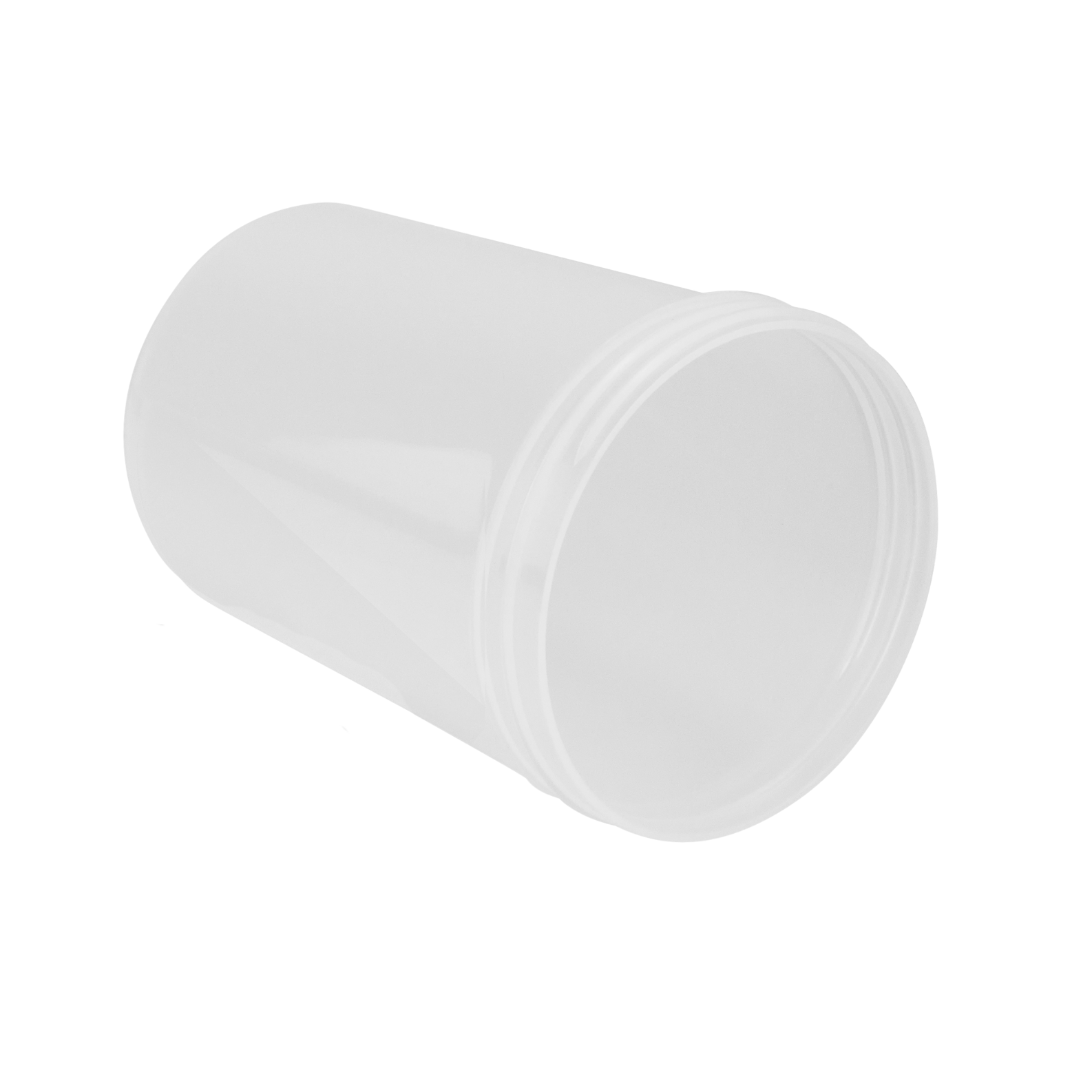 Caplugs Evergreen 220-9500-03K 500 mL Threaded Wide-Mouth Specimen Container PP Natural 60/Bag MADE IN USA