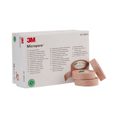 3M™ Micropore™ Paper Medical Tape, Tan