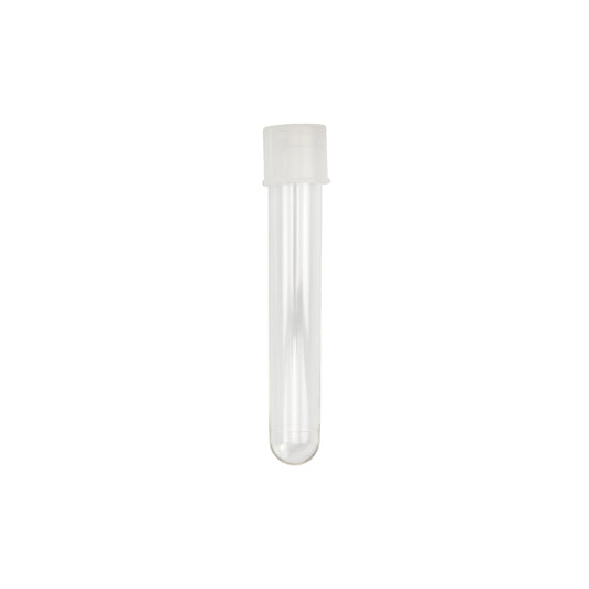 Caplugs® Evergreen 222209505IE1 16mL 17 x 100 mm Round Bottom Test Tube Natural Polystyrene (PS) 1/Individually Packed Sterile MADE IN USA