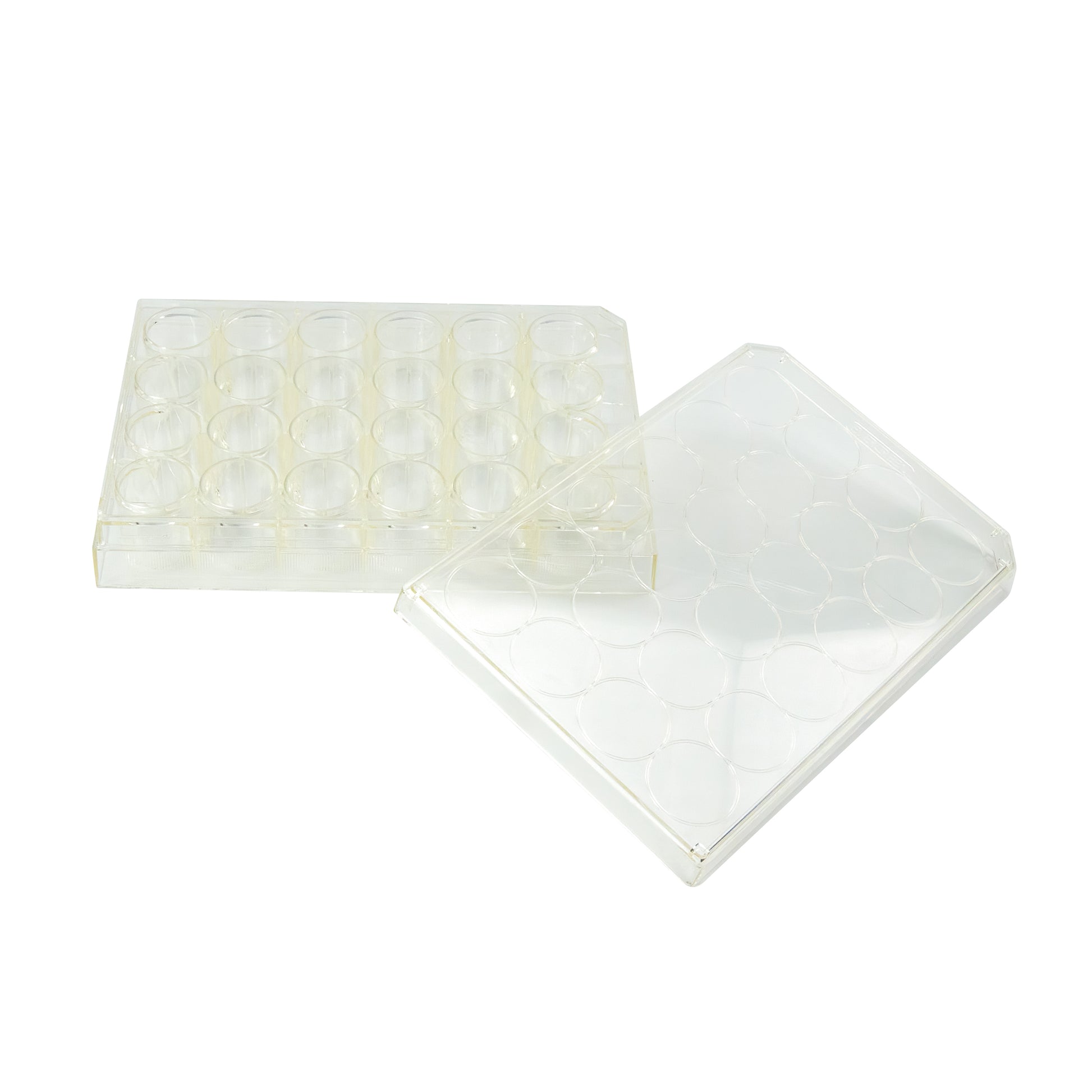 3.5 mL Microplates, Flat Bottom, PS, Natural — 333-8024-01F, Caplugs® Evergreen